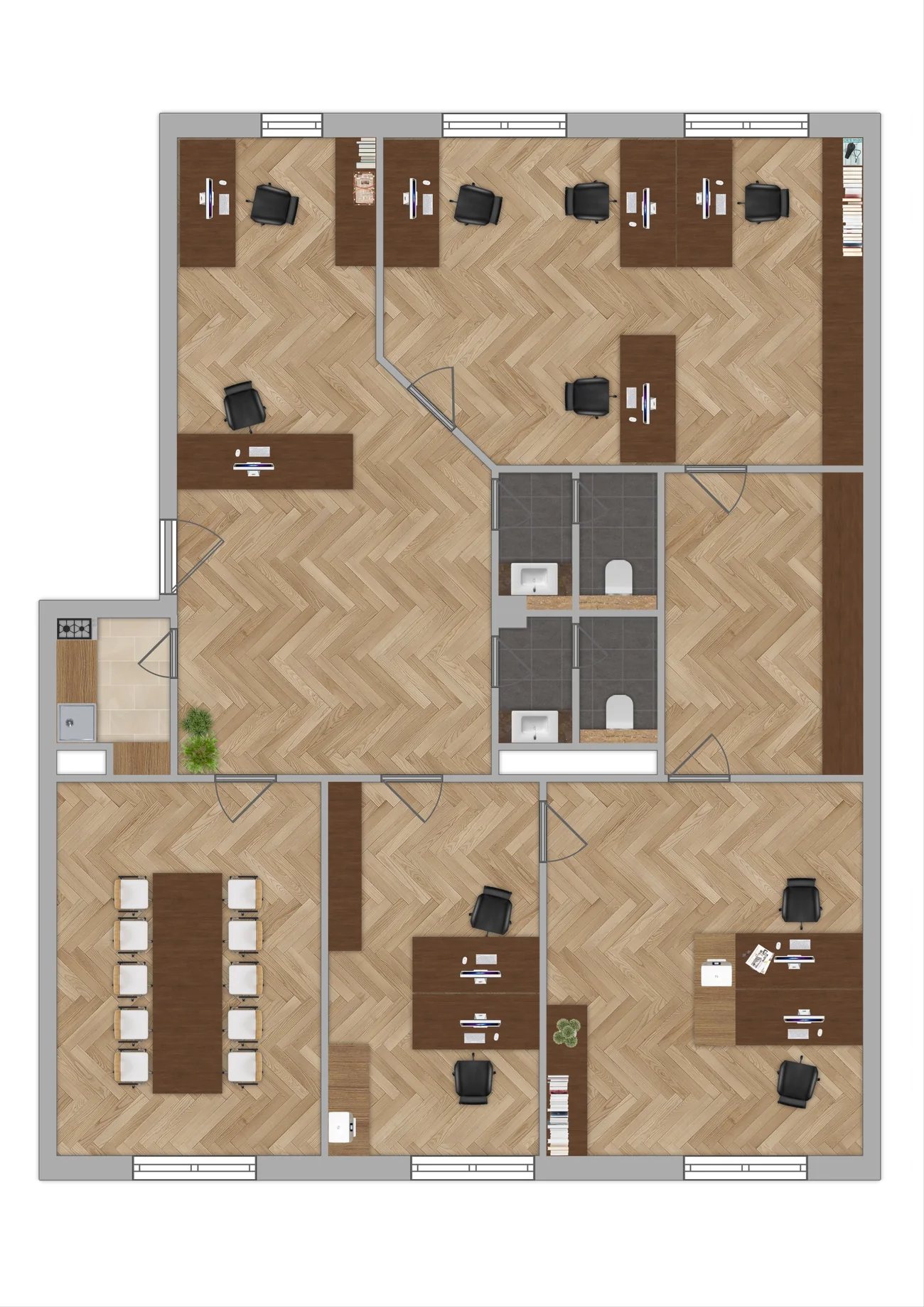 Grundriss der Gewerbeeinheit 06
