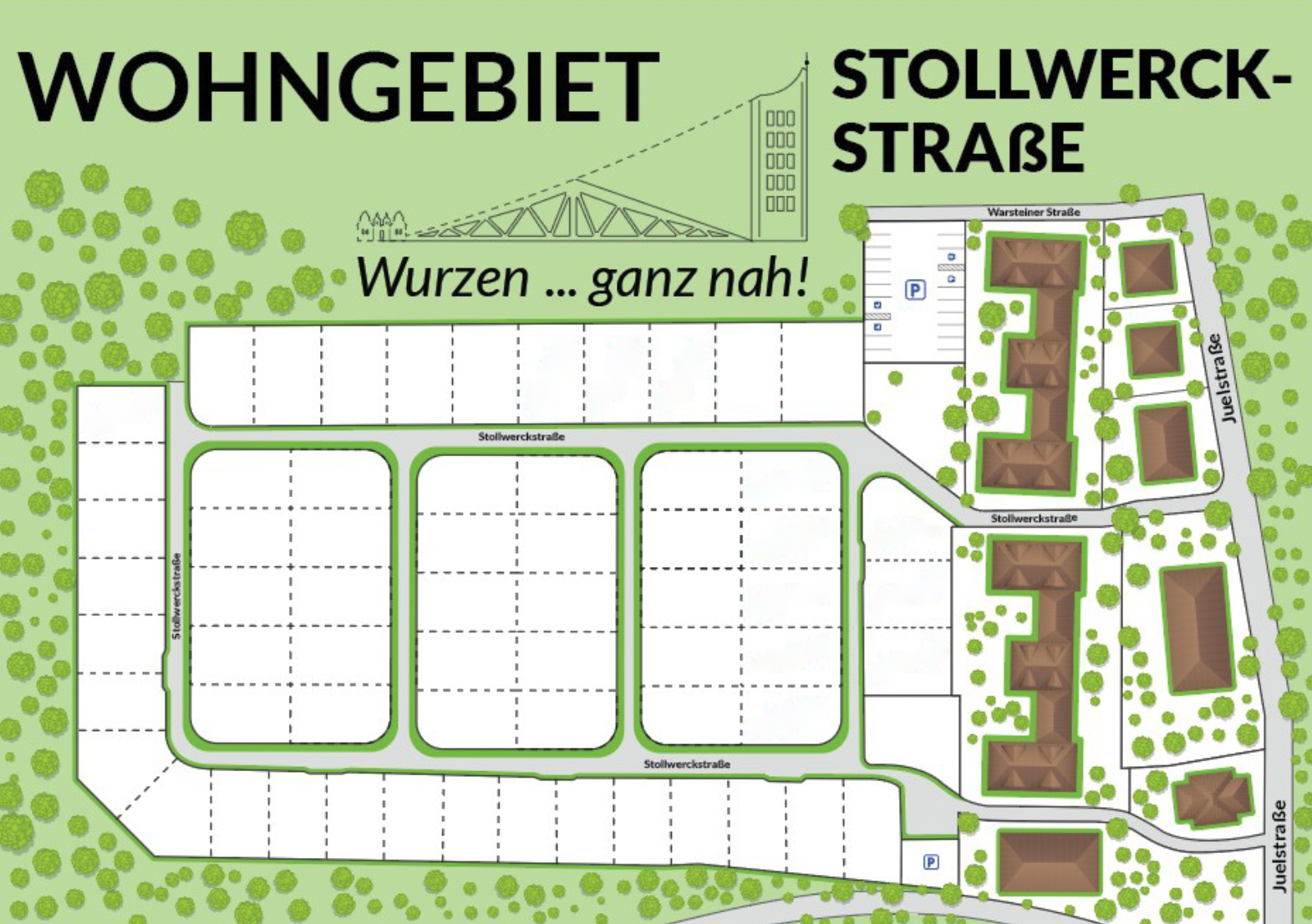 Lageplan Wohngebiet Stollwerckstraße