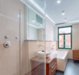 Badezimmer - Hochwertige 3 Zimmerwohnung mit Fußbodenheizung und Balkon A+