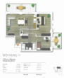Grundriss - +++ LEERSTEHENDE hochwertige 3 Zimmerwohnung mit 2 Balkonen! +++