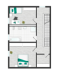 Grundriss OG - Modernes Reihenendhaus – 4 Zimmer mit Terrasse, Garten, Wärmepumpe und zwei Stellplätzen